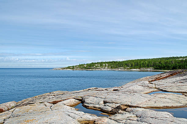 istock On the beach of  White sea 460368843