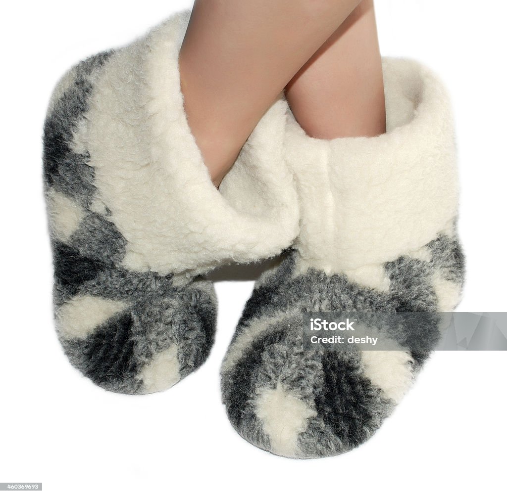 Cálido y pantuflas - Foto de stock de Invierno libre de derechos