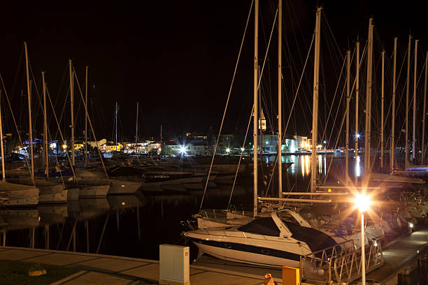 istock Sailing boats and yachts in a marina harbour 460381241