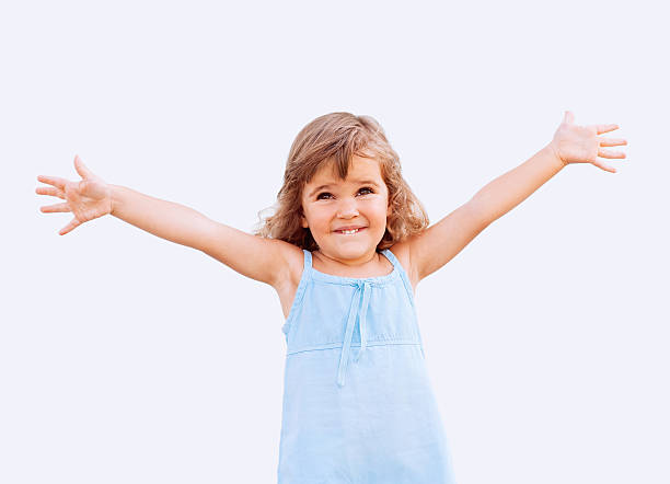 istock Funny little girl 460387349