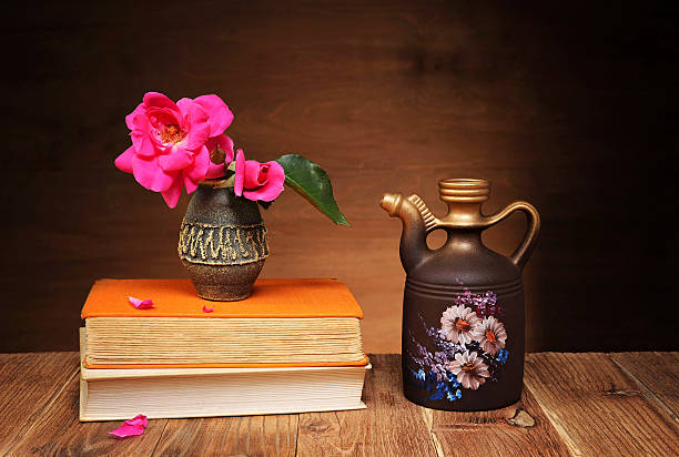 istock Roses in a vase on the table 460388861