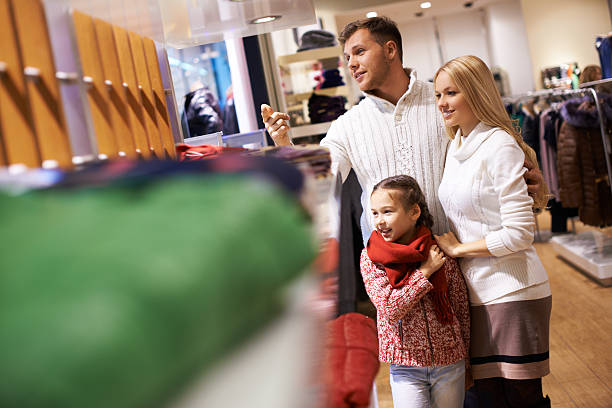 istock Family in the mall 460389225