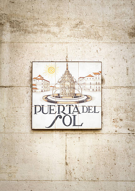 istock Puerta del Sol sign in Madrid, Spain 460389469