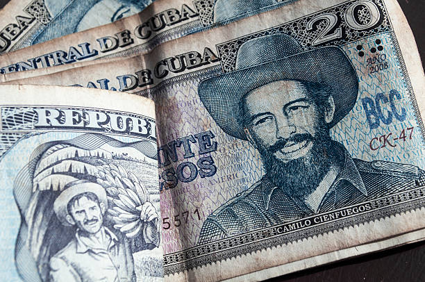 20 Cuban pesos banknote with the portrait of Camilo Cienfuegos.