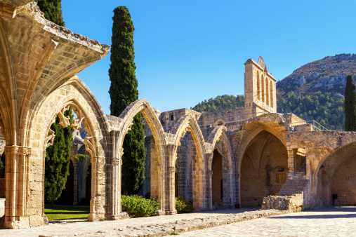 Bellapais Abbey near Kyrenia, Northern Cyprus