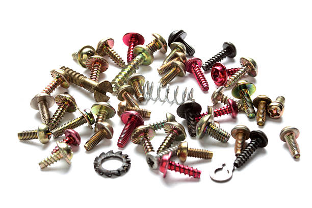 parafusos - bolt nut screw hardware store imagens e fotografias de stock