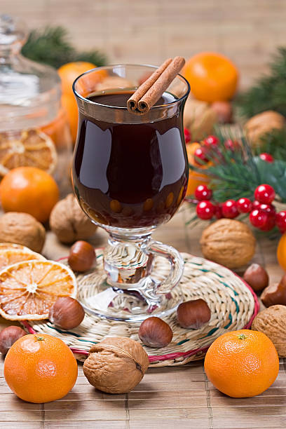 Mulled wine stock photo