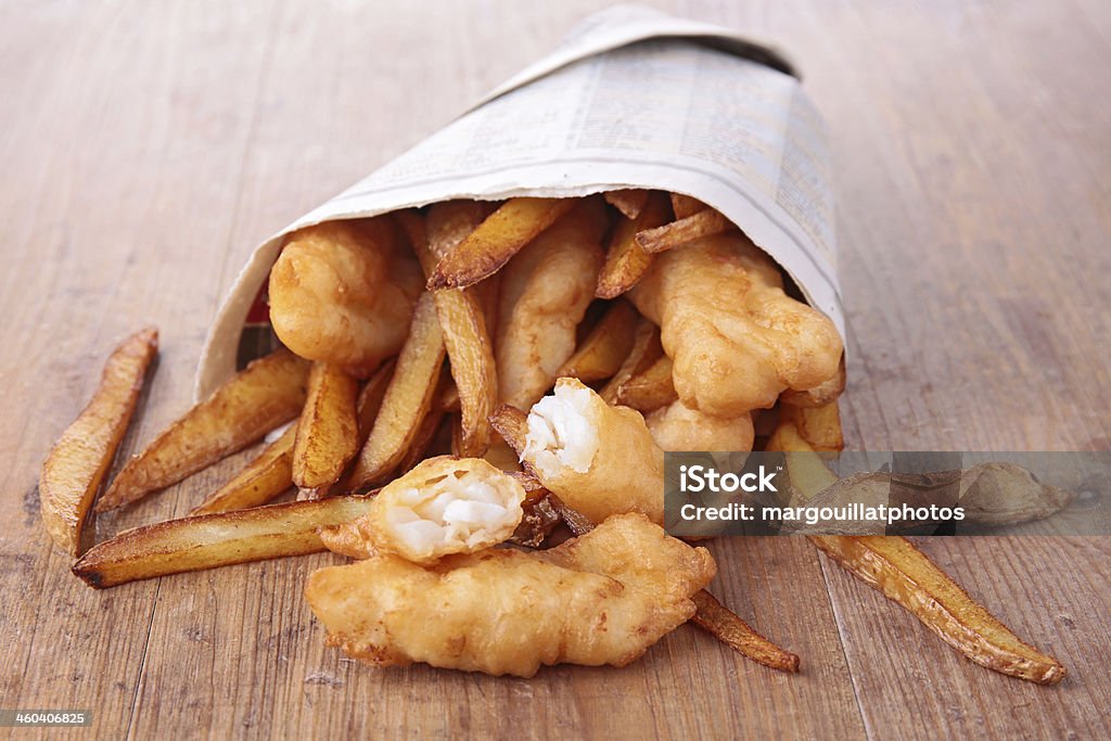 fish and chips - Lizenzfrei Fish &amp; Chips Stock-Foto