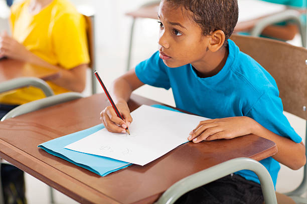 istock african american student studying chinese in classroom 460407233