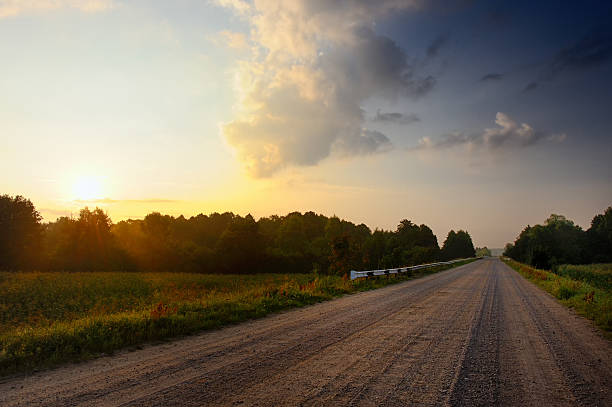 istock Empty Dirt Road in Countryside 460407527