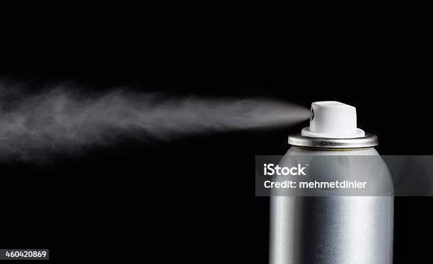 Aerosol Spray Stock Photo - Download Image Now - Air Pollution, Appliance, Black Background