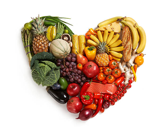 istock A range of fruit & vegetables in the shape of a heart 460422959
