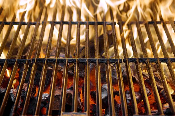 istock Hot Grill and Burning charcoal 460438911
