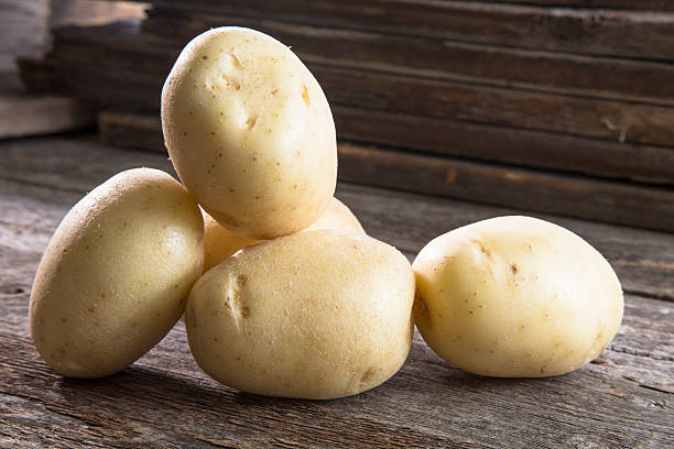 Potatoes stock photo