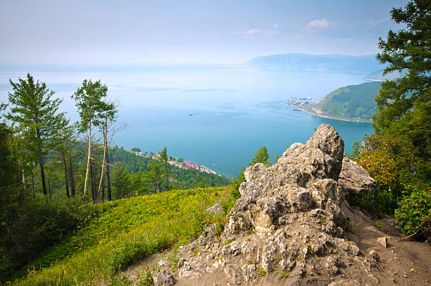 istock Scenic landscape at the Baikal lake 460472873