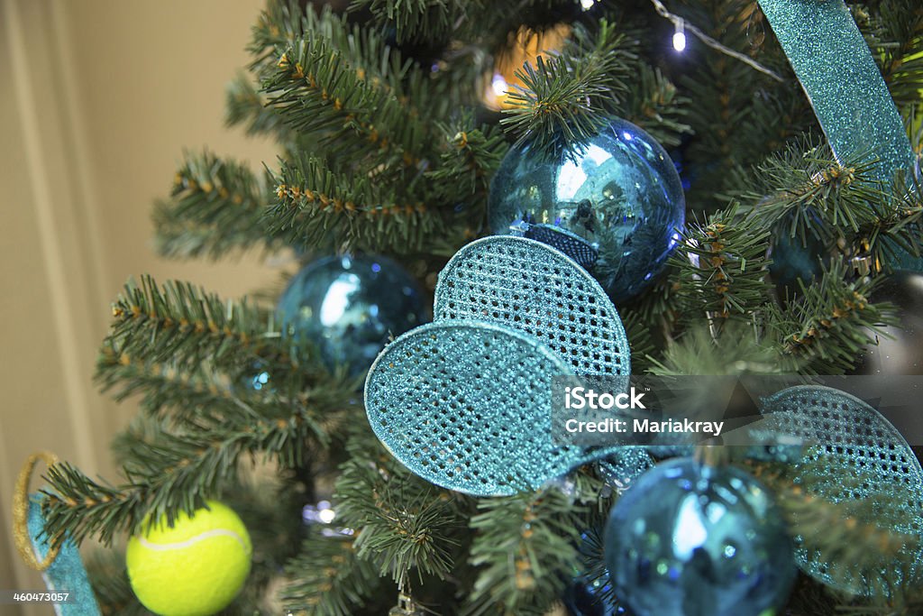Albero da tennis - Foto stock royalty-free di Natale