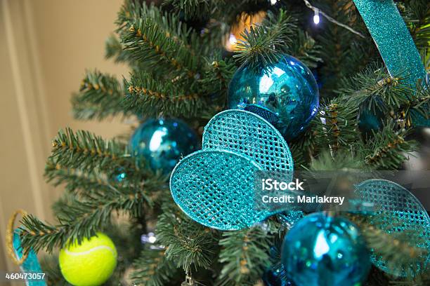 Albero Da Tennis - Fotografie stock e altre immagini di Natale - Natale, Tennis, Albero di natale