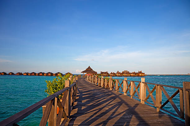 istock Jetty on Mabul island, Sipadan, Borneo Malaysia 460475229
