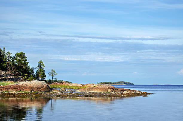 istock Island in the White sea 460477019