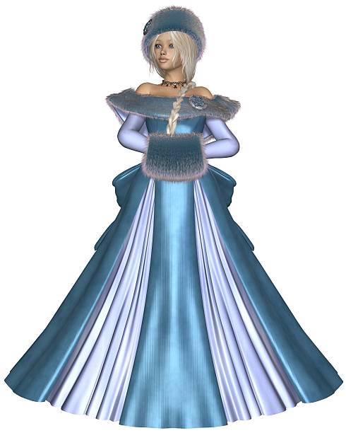 istock Winter Princess in Blue 460482107