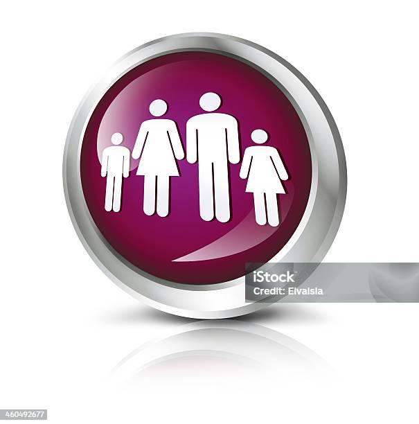 Familie Symbol Stockfoto und mehr Bilder von Clipping Path - Clipping Path, Eleganz, Eltern