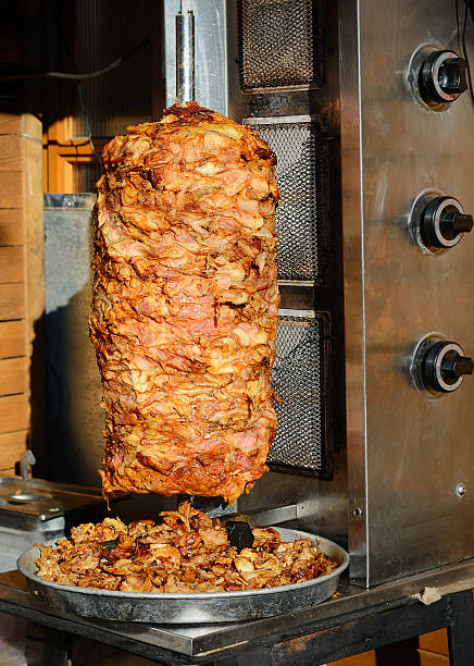 istock Gyros meat at grill 460492779