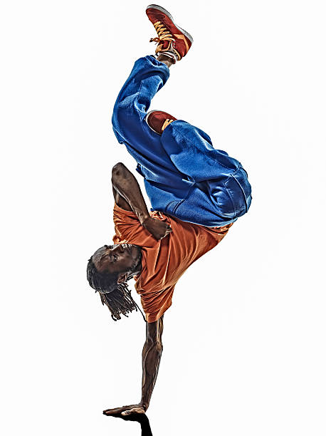 istock hip hop acrobatic break dancer breakdancing young man handstand 460494409