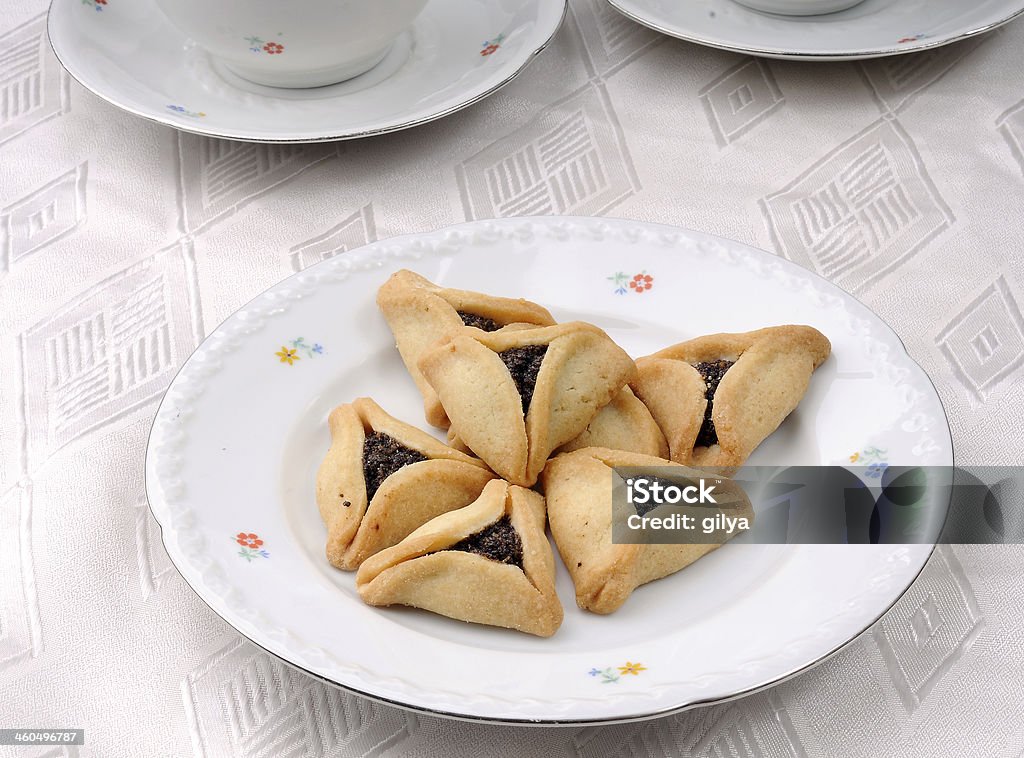 Hamantaschen cookies for Jewish festival of Purim Hamantaschen cookies for Jewish festival of Purim. Apricot Stock Photo