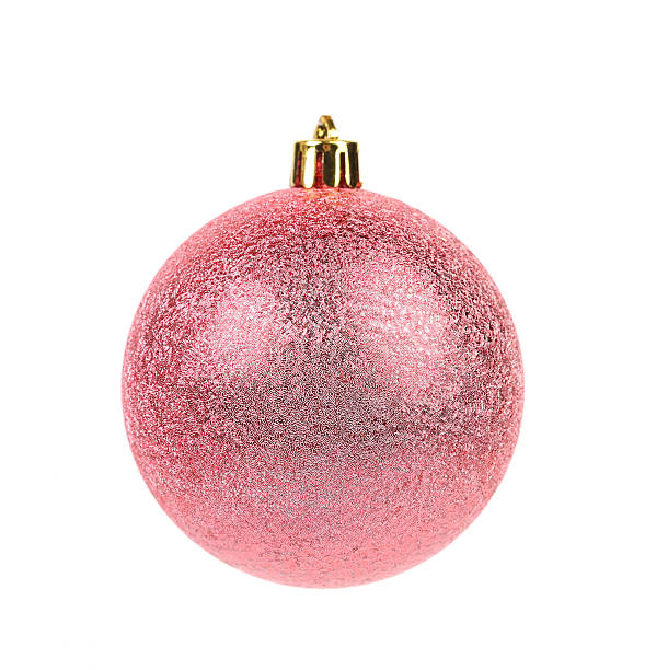 istock Pink dull christmas ball 460497317