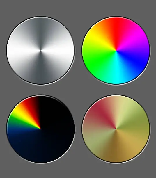 The color scale round buttons