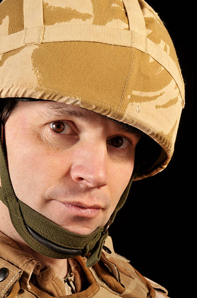 istock Face of a Soldier 460501269