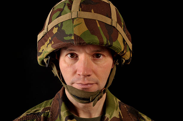 istock Soldier Wearing Helmet 460501533