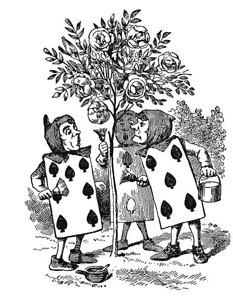 istock Painting Roses, Alice's Adventures in Wonderland 460504833