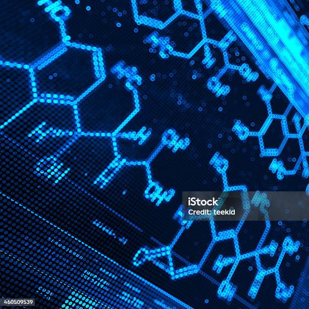 Биохимический Анализ Концепции — стоковые фотографии и другие картинки Абстрактный - Абстрактный, Атом, Без людей