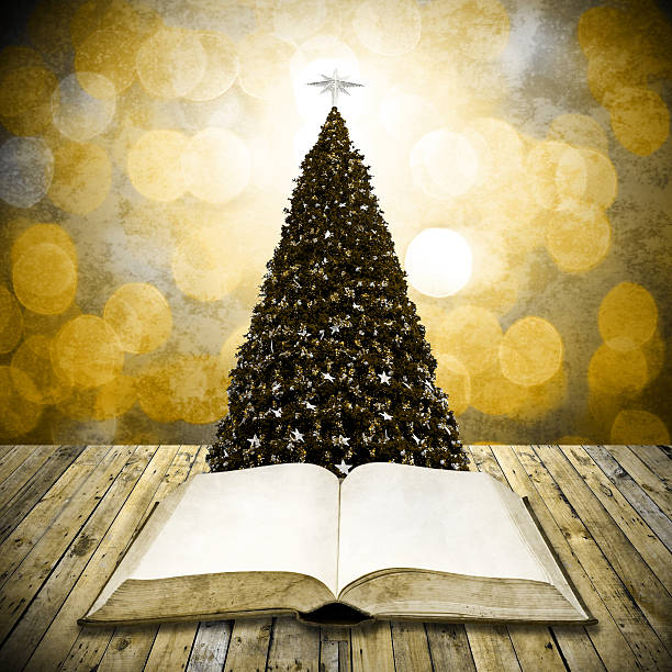 istock Read bible in christmas day 460513227