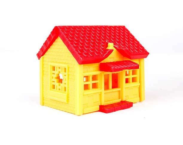 istock Plastic house, toys 460514167