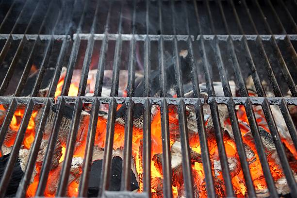 istock Hot Grill and Burning charcoal 460516697