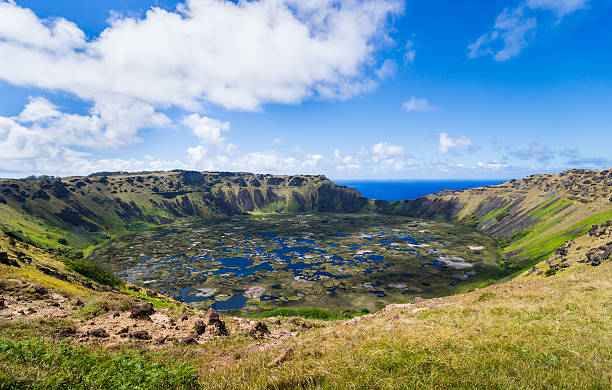 istock Crater of Rano Kau Volcano on Easter Island, Chile 460519265