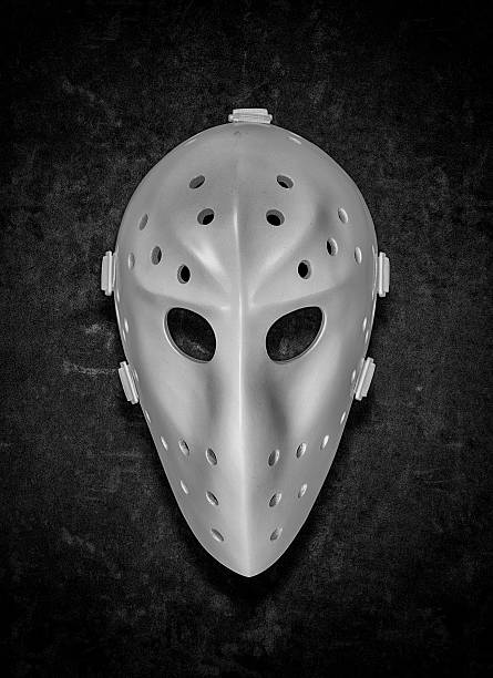 istock White Vintage Goalie Mask 460519341