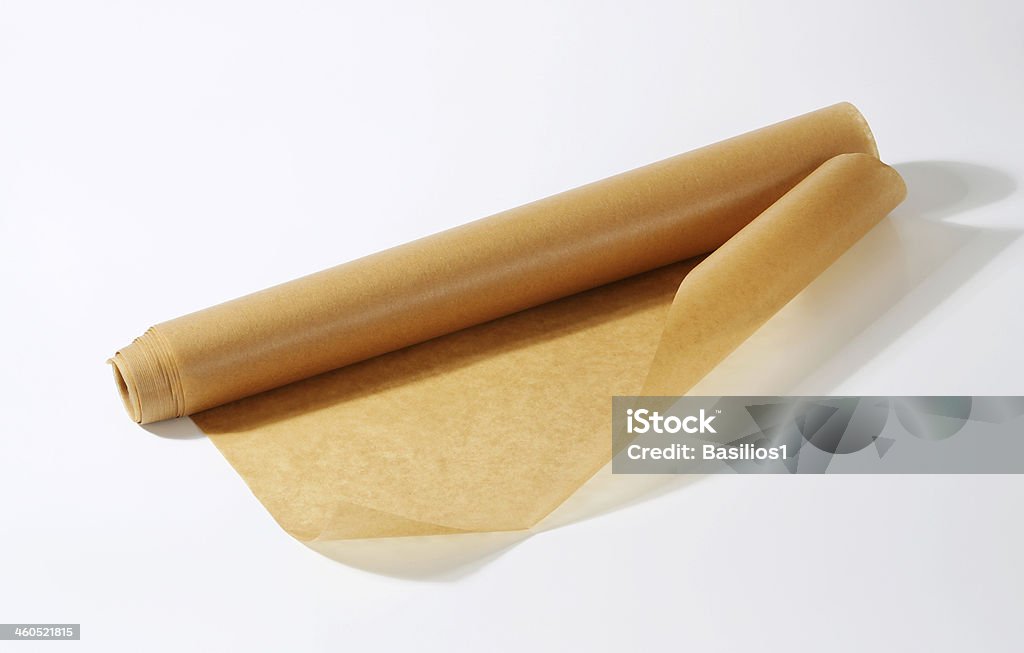 Baking Paper Stock Photo - Download Image Now - Wax Paper, Rolled Up, Cut  Out - iStock