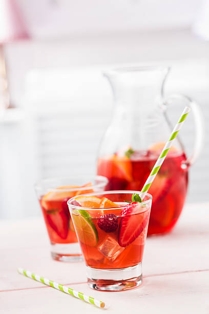 istock Fruit Punch with Strawberries, Raspberries Orange and Lime 460529227