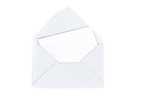 A firing letter, placed in a white envelope.