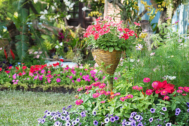istock Parks Colourful Flowerbeds 460539009