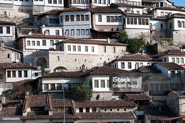 Berat City Of A Thousand Windows Stock Photo - Download Image Now - Albania, Architectural Feature, Architecture