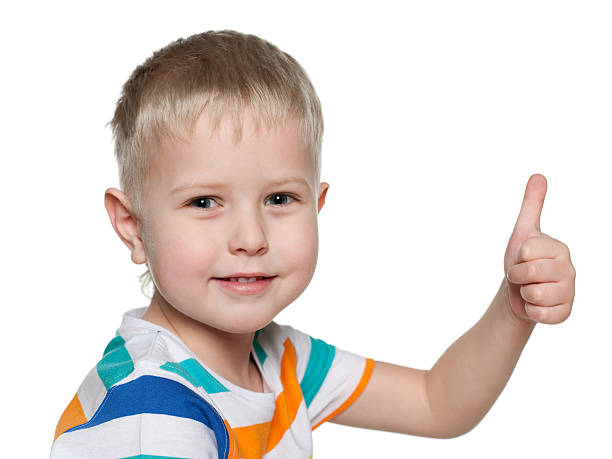 istock Portrait of a joyful young boy 460549325