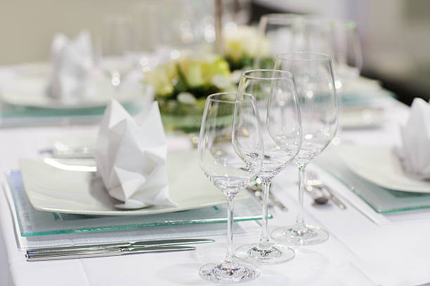 istock Table set for wedding or event party. 460549427