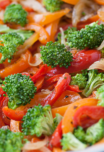 Broccoli and paprika