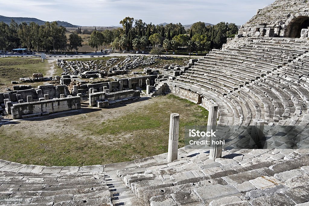 Anfiteatro de Milet - Foto de stock de Mileto royalty-free