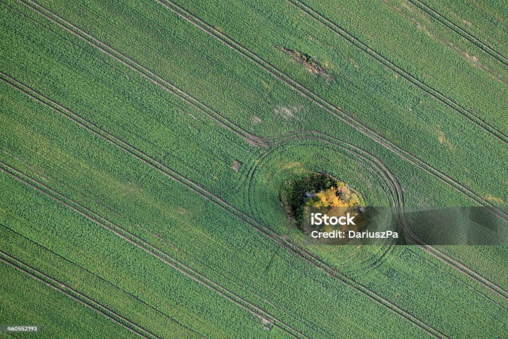 Aerial Foto von Ackerland - Lizenzfrei Agrarbetrieb Stock-Foto