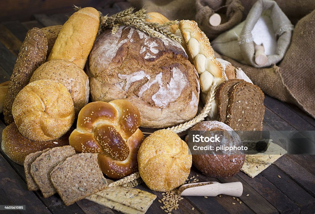 Bread and pastry Backgrounds Stock Photo